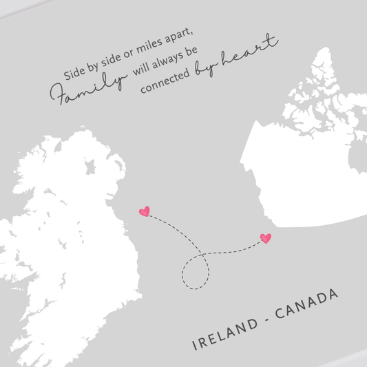 Ireland_to_canada_family_gift_print_with_always_connected_by_heart_quote_close_up