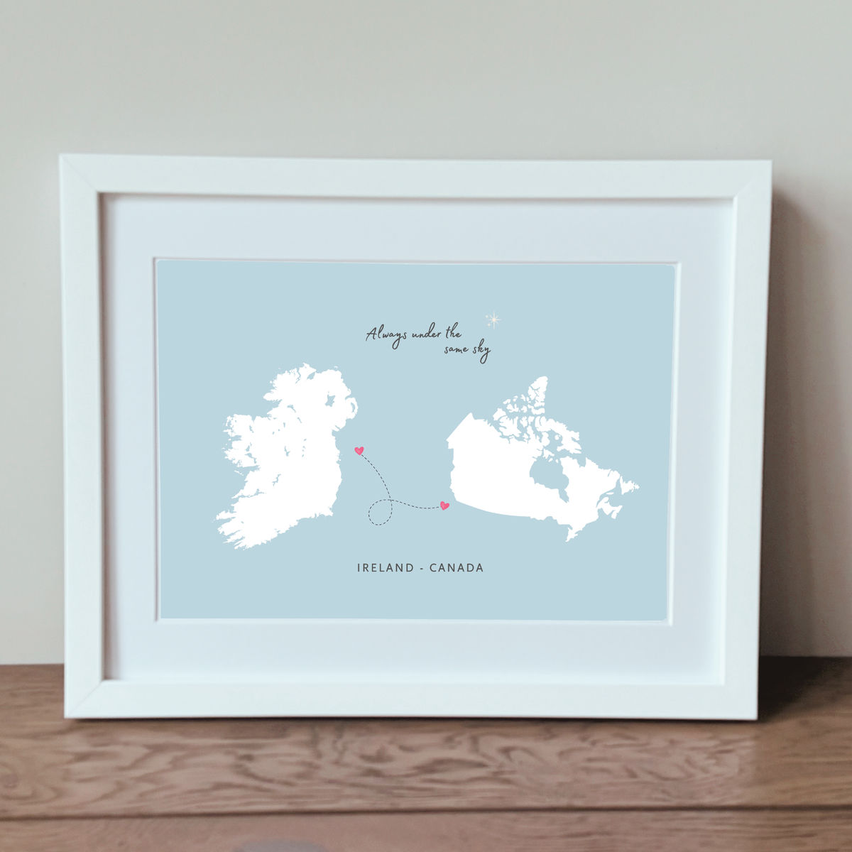 always-under-the-same-sky-long-distance-map-print_canada_to_ireland