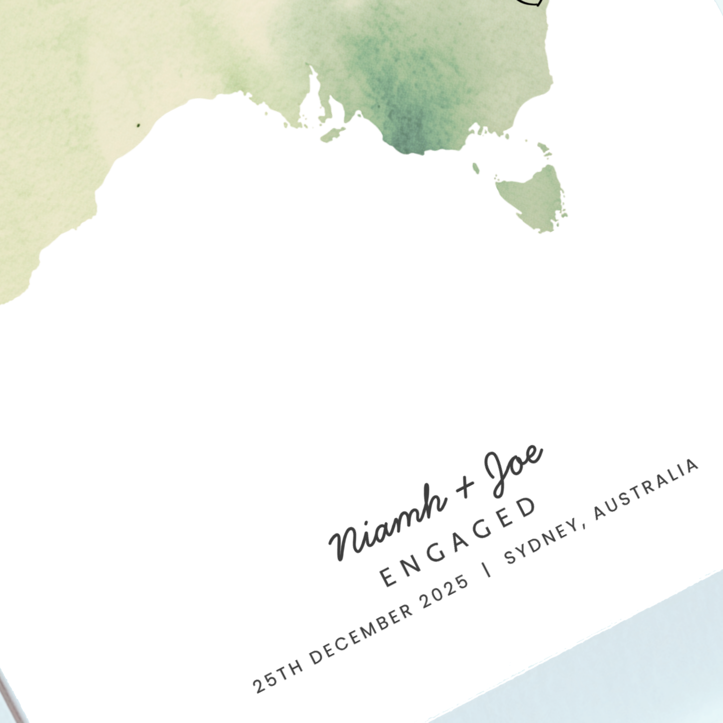 personalised-sydney-engagement-gift for couple engage abroad